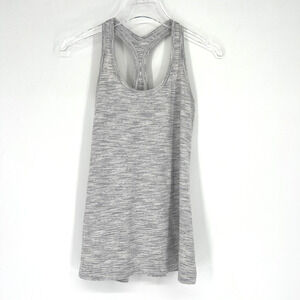 Lululemon Tank Top Women 8 Cool Racerback‎ II Nulu Wee Are From Space Gray